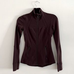 Lululemon Define Full Zip Jacket in Dark Purple, size 2